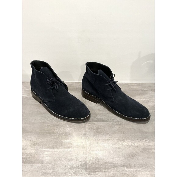 Thursday Boot Co Scout Chukka Boots Midnight Blue Suede  display picture 2